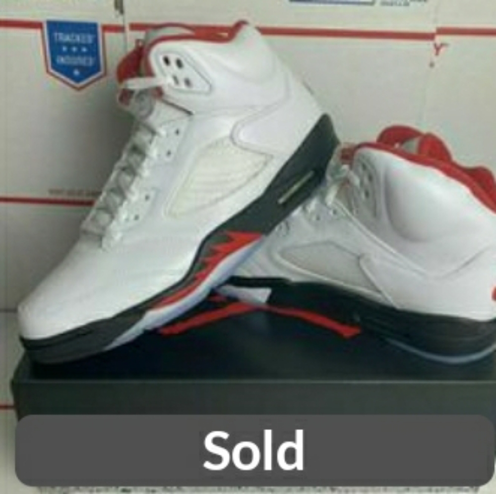 🚫SOLD!🚫Jordan Retro 5 FireRed with PROOF! 10 - Picture 1 of 8